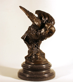 Bronze Statue, Bronze, Owl Medium image. Click to enlarge