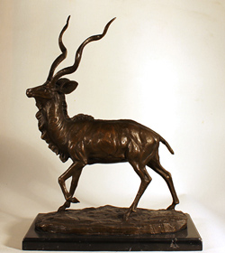 Bronze Statue, Bronze, Antelope Medium image. Click to enlarge