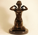 Bronze Statue, Bronze, New Necklace Medium image. Click to enlarge
