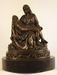 Bronze Statue, Bronze, Pieta Medium image. Click to enlarge