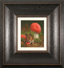 Carl Whitfield, Original oil painting on panel, Mouse and Toadstool Medium image. Click to enlarge