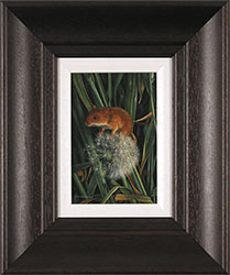 Carl Whitfield, Original oil painting on panel, Field Mouse Medium image. Click to enlarge
