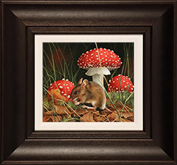 Carl Whitfield, Original oil painting on panel, Mouse and Toadstool Medium image. Click to enlarge
