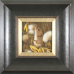 Carl Whitfield, Original oil painting on panel, Harvest Mouse Medium image. Click to enlarge