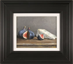 Caroline Richardson, Original oil painting on canvas, Figs and Blue Cheese Medium image. Click to enlarge