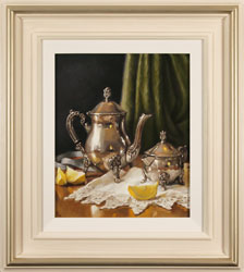 Caroline Richardson, Original oil painting on panel, Pot of Earl Grey Medium image. Click to enlarge