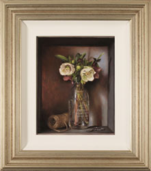 Caroline Richardson, Original oil painting on canvas, Hand Tied Posy  Medium image. Click to enlarge