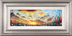 Chris Parsons, Original oil painting on panel, Electric Evensong Medium image. Click to enlarge