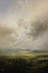 Clare Haley, Original oil painting on panel, Come Rain or Shine Medium image. Click to enlarge