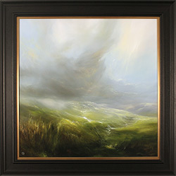 Clare Haley, Original oil painting on panel, Low, Sweeping Cloud Medium image. Click to enlarge