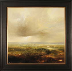 Clare Haley, Original oil painting on panel, Drifting into Moorlands Medium image. Click to enlarge