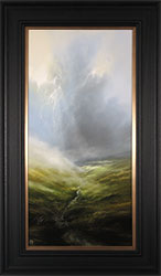 Clare Haley, Original oil painting on panel, May the Day Begin Medium image. Click to enlarge