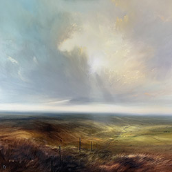 Clare Haley, Original oil painting on panel, Through Hill and Dale Medium image. Click to enlarge