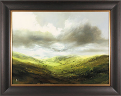 Clare Haley, Original oil painting on panel, Cloud Canopy Over the Dales Medium image. Click to enlarge