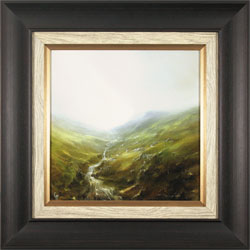 Clare Haley, Original oil painting on panel, Falling Rainwater Medium image. Click to enlarge