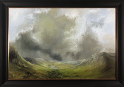 Clare Haley, Original oil painting on panel, Braving the Elements Medium image. Click to enlarge