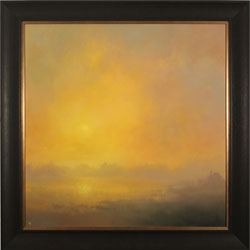 Clare Haley, Original oil painting on panel, Warm Haze Medium image. Click to enlarge