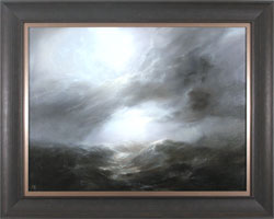 Clare Haley, Original oil painting on panel, Twisting Skies Medium image. Click to enlarge