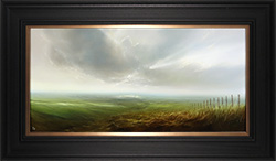 Clare Haley, Original oil painting on panel, Distant Light Medium image. Click to enlarge
