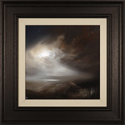 Clare Haley, Original oil painting on panel, Evening Storm Medium image. Click to enlarge