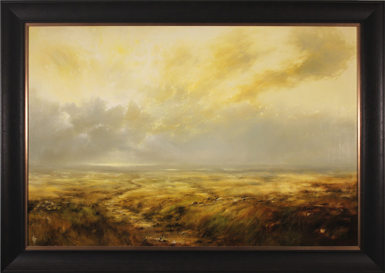 Clare Haley, Original oil painting on panel, Golden Light