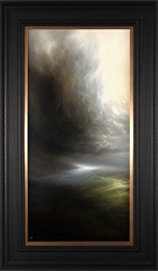Clare Haley, Original oil painting on panel, Waning Storm Medium image. Click to enlarge