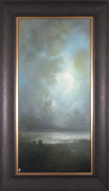 Clare Haley, Original oil painting on panel, Night Whispers