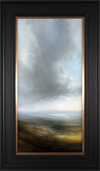 Clare Haley, Original oil painting on panel, Before Darkness Descends