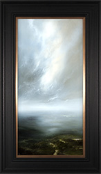 Clare Haley, Original oil painting on panel, Long Way Down Medium image. Click to enlarge