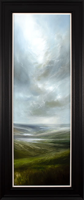 Clare Haley, Original oil painting on panel, Up and Away