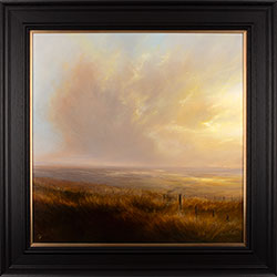 Clare Haley, Original oil painting on panel, Bask in the Glow Medium image. Click to enlarge