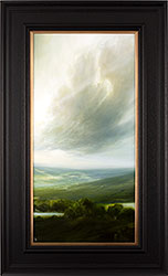 Clare Haley, Original oil painting on panel, Out in the Open Medium image. Click to enlarge