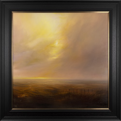 Clare Haley, Original oil painting on panel, Not A Sound Medium image. Click to enlarge