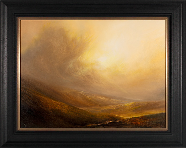 Clare Haley, Original oil painting on panel, Stillness of Time