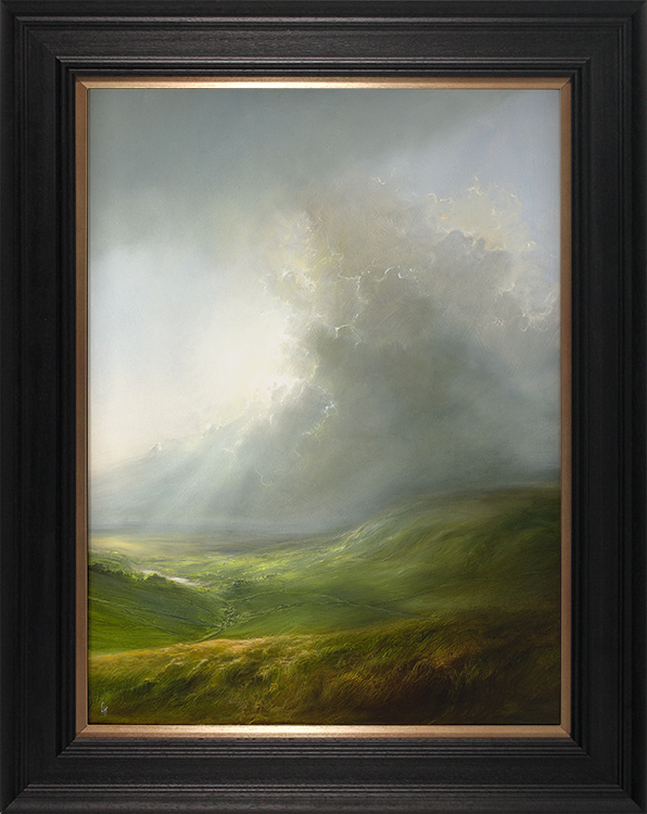 Clare Haley, Original oil painting on panel, High Places