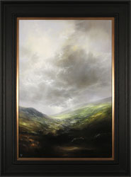 Clare Haley, Original oil painting on panel, Far Up the Rugged Path Medium image. Click to enlarge