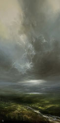 Clare Haley, Original oil painting on panel, Something in the Air Medium image. Click to enlarge