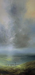 Clare Haley, Original oil painting on panel, On the Right Trail Medium image. Click to enlarge