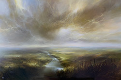 Clare Haley, Original oil painting on panel, In the Light of the Morning Sun Medium image. Click to enlarge