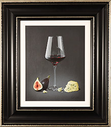 Colin Wilson, Original acrylic painting on board, Figs and Stilton Medium image. Click to enlarge