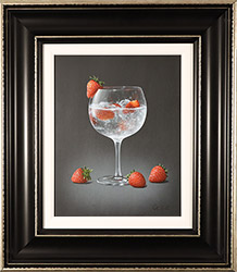 Colin Wilson, Original acrylic painting on board, Strawberry Fizz Medium image. Click to enlarge
