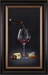 Colin Wilson, Original acrylic painting on board, Ripples of Red Medium image. Click to enlarge