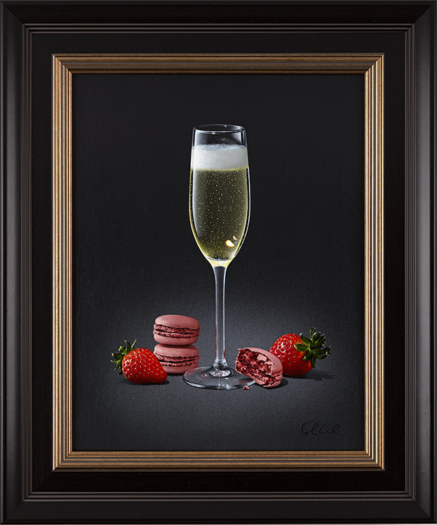 Colin Wilson, Original acrylic painting on board, Macaron Fizz