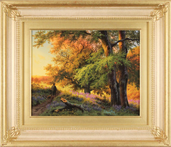 Daniel Van Der Putten, Original oil painting on panel, Spring Sunset, Preston Capes, Northamptonshire Medium image. Click to enlarge