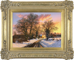 Daniel Van Der Putten, Original oil painting on panel, Entrance of Everdon Medium image. Click to enlarge