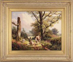 Daniel Van Der Putten, Original oil painting on panel, Spring Time, Priors Marston, Warwickshire Medium image. Click to enlarge