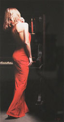 Darren Baker, Pastel, Lady in Red Medium image. Click to enlarge