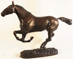 David Geenty, Bronze, Hunter Medium image. Click to enlarge