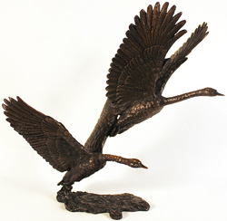 David Ivey, Bronze, White Flight Medium image. Click to enlarge