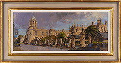 David Sawyer, RBA, Original oil painting on panel, Christchurch College, Chapel and Refectory, Oxford Medium image. Click to enlarge